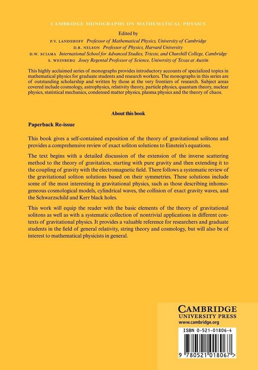Produktbild: Gravitational Solitons