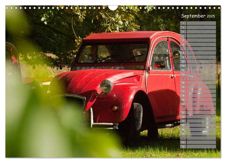 Produktbild: Kultautomobil Ente Citro&euml;n 2CV (Wandkalender 2025 DIN A3 quer), CALVENDO Monatskalender