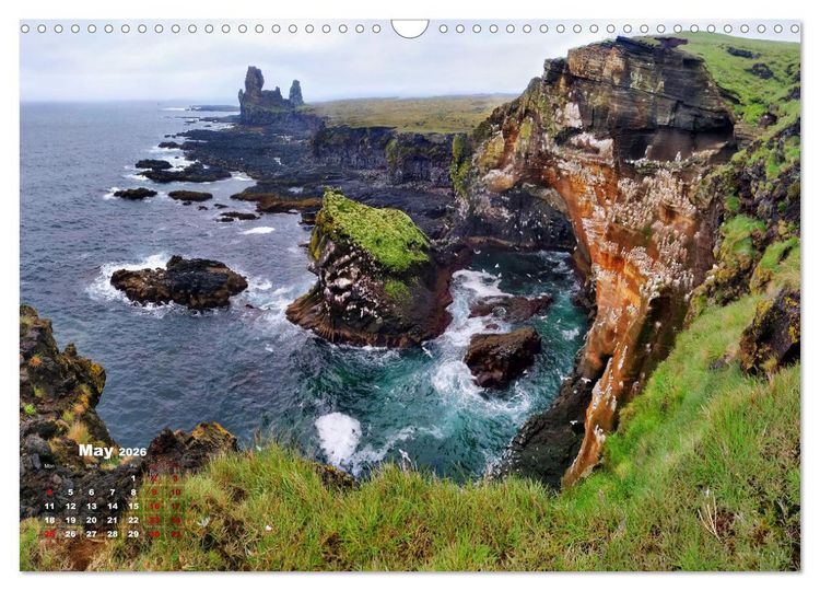 Produktbild: Iceland Beauty of Nature (Wall Calendar 2026 DIN A3 landscape), CALVENDO 12 Month Wall Calendar