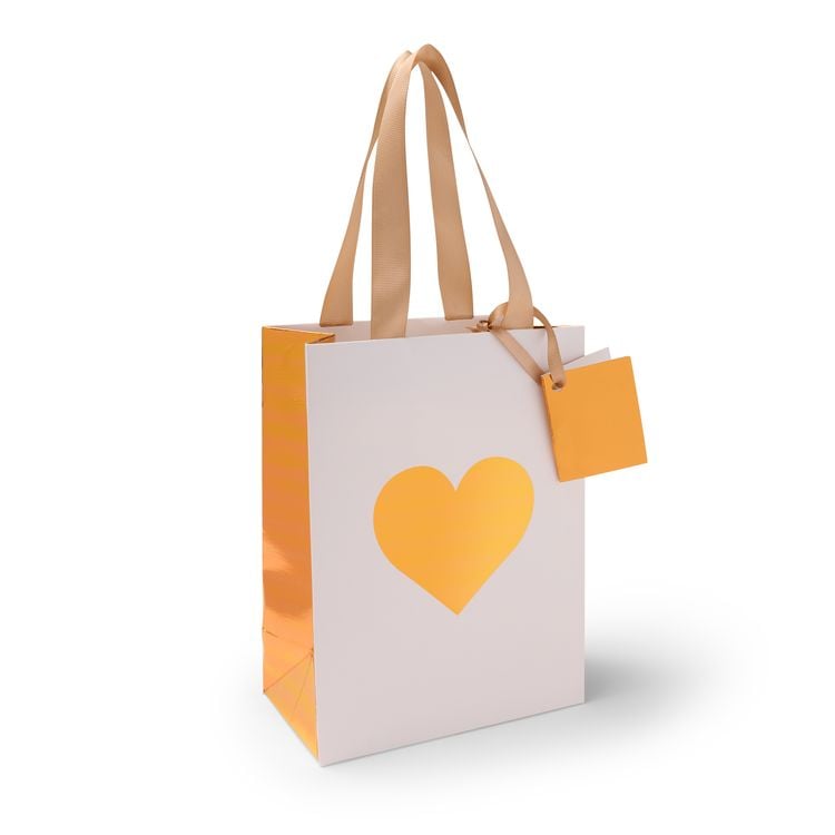 Bild vom Artikel Geschenktasche Herz, midi 17x22,5cm vom Autor 