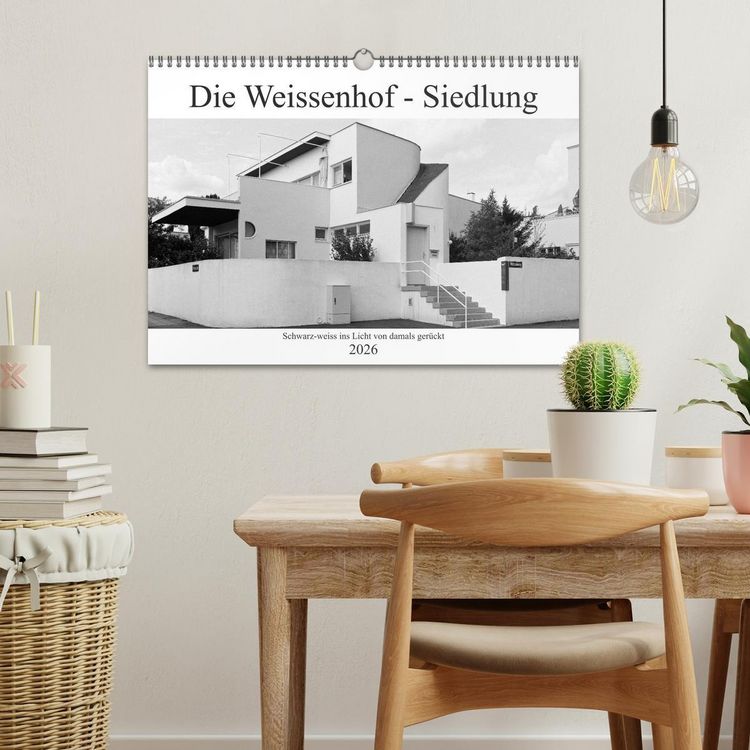 Produktbild: Die Weissenhof - Siedlung (Wandkalender 2026 DIN A3 quer), CALVENDO Monatskalender