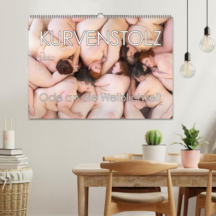 Produktbild: Kurvenstolz - Ode an die Weiblichkeit (Wandkalender 2026 DIN A2 quer), CALVENDO Monatskalender