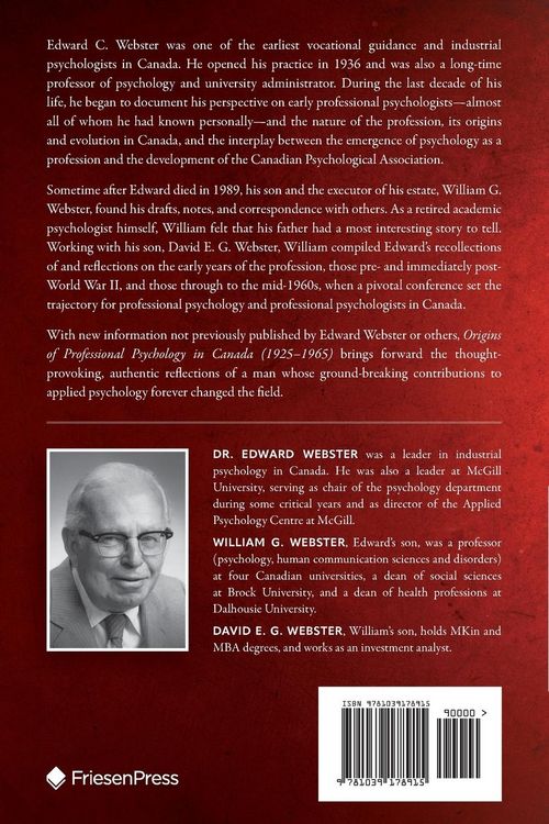 Produktbild: Origins of Professional Psychology in Canada (1925-1965)