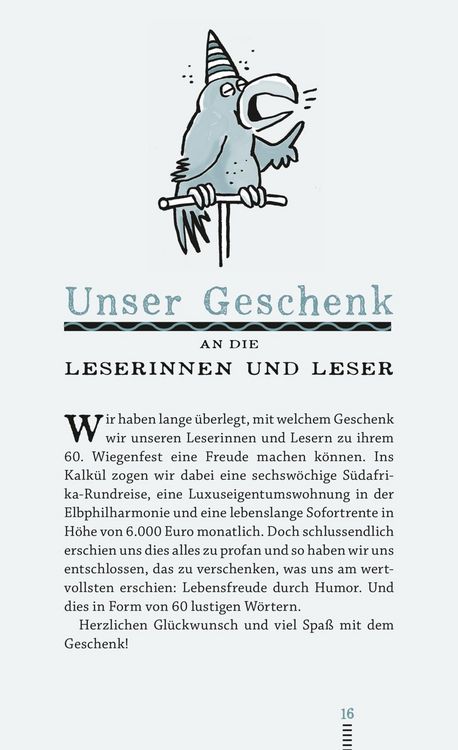 Produktbild: Das b&ouml;se Buch zum 60