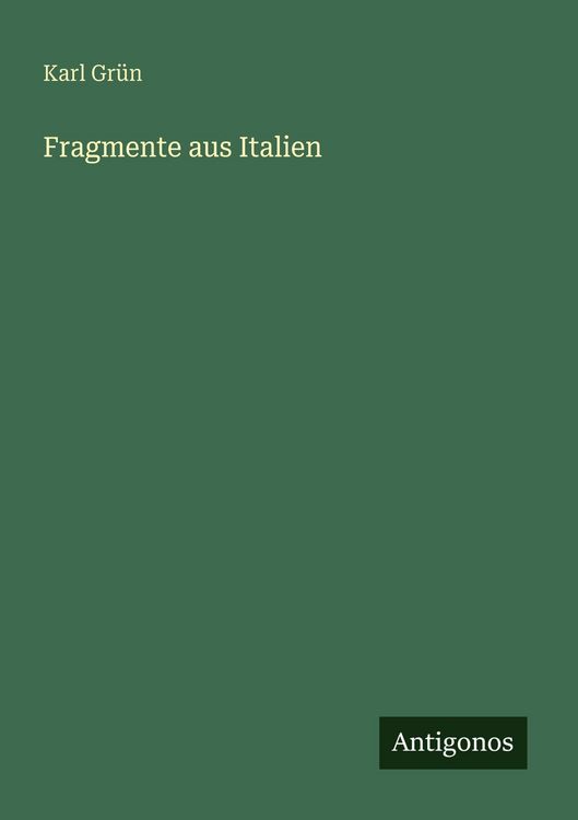 Produktbild: Fragmente aus Italien