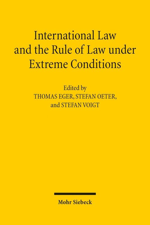 Produktbild: International Law and the Rule of Law under Extreme Conditions