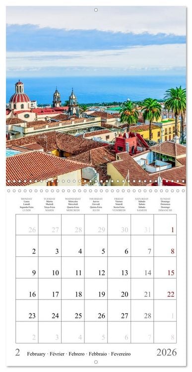 Produktbild: Canary Islands - Volcanic Beauties (Wall Calendar 2026 12 &times; 12 Inch) CALVENDO 12 Month Wall Calendar