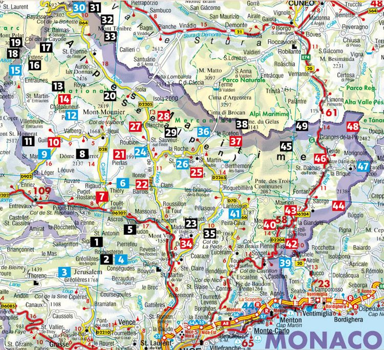 Produktbild: Alpes Maritimes (Rother Guide de randonn&eacute;es)
