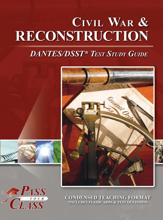 Produktbild: Civil War and Reconsctruction DANTES/DSST Test Study Guide