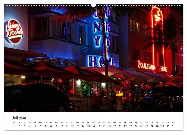 Produktbild: Unter der Sonne Floridas (Wandkalender 2026 DIN A2 quer), CALVENDO Monatskalender