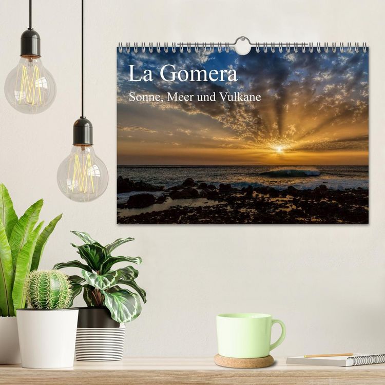 Produktbild: La Gomera Sonne, Meer und Vulkane (Wandkalender 2026 DIN A4 quer), CALVENDO Monatskalender