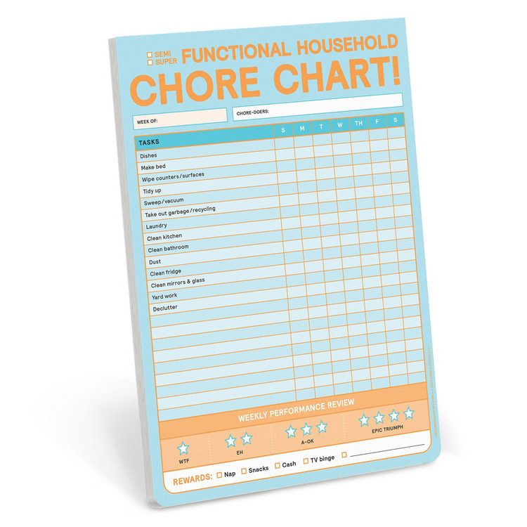 Produktbild: Knock Knock: Knock Knock Chore Chart Big & Sticky Notepads
