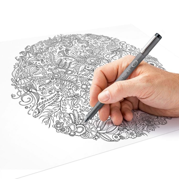 Produktbild: STAEDTLER Finliner pigment liner schwarz 6er Set