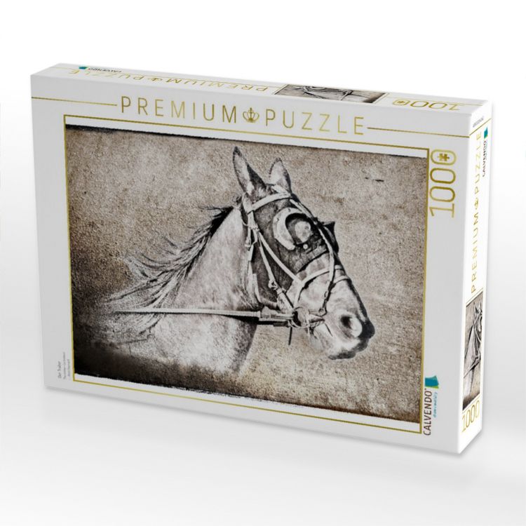 Produktbild: CALVENDO Puzzle Der Traber | 1000 Teile Lege-Gr&ouml;&szlig;e 64x48cm Foto-Puzzle f&uuml;r gl&uuml;ckliche Stunden