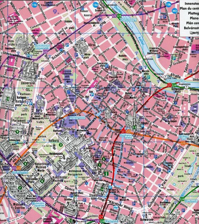 Produktbild: Wien Touristenplan