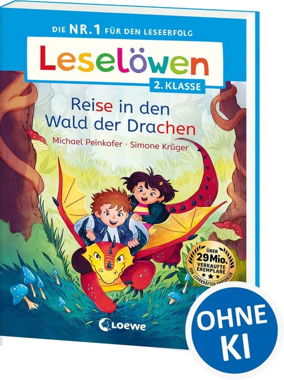 Produktbild: Lesel&ouml;wen 2. Klasse - Reise in den Wald der Drachen