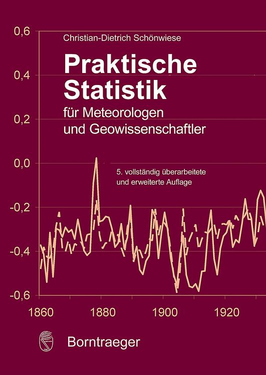 Produktbild: Praktische Statistik f&uuml;r Meteorologen und Geowissenschaften