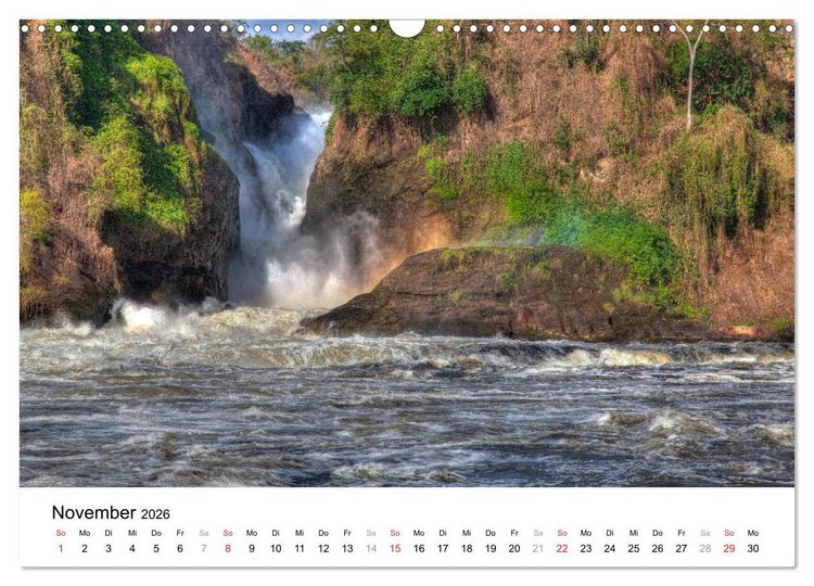 Produktbild: Uganda - die Perle Afrikas (Wandkalender 2026 DIN A3 quer), CALVENDO Monatskalender