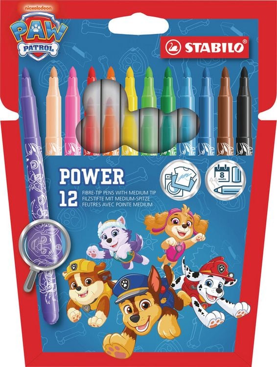 Produktbild: Fasermaler Power PawPatrol 12S