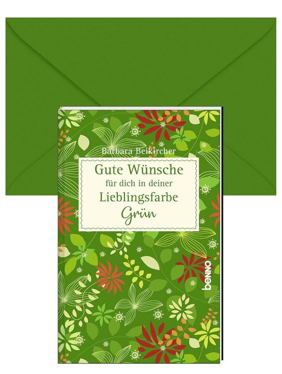 Produktbild: Gute W&uuml;nsche f&uuml;r dich in deiner Lieblingsfarbe: Gr&uuml;n