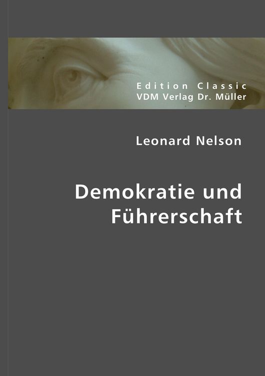 Produktbild: Nelson, L: Demokratie und F&uuml;hrerschaft