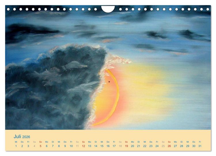 Produktbild: Kunstkalender 2026 - Augenblicke der Malerei (Wandkalender 2026 DIN A4 quer), CALVENDO Monatskalender