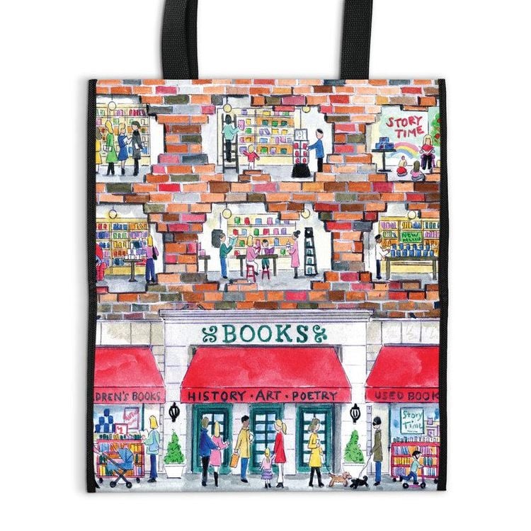 Produktbild: Galison: Michael Storrings a Day at the Bookstore Reusable T