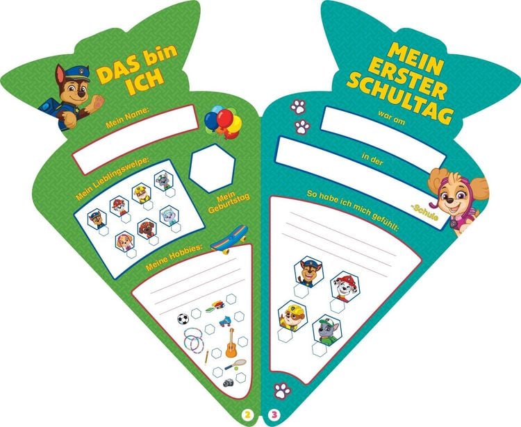 Produktbild: PAW Patrol Ich bin jetzt ein Schulkind! Eintragen, R&auml;tseln, Stickern
