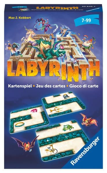 Produktbild: Labyrinth Kartenspiel - Reisespiel ab 7 Jahre