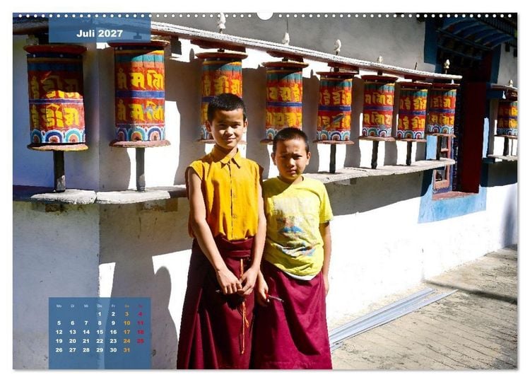 Produktbild: Sikkim &ndash; Buddhistisches Kleinod im Himalaya (hochwertiger Premium Wandkalender 2027 DIN A2 quer), Kunstdruck in Hochglanz