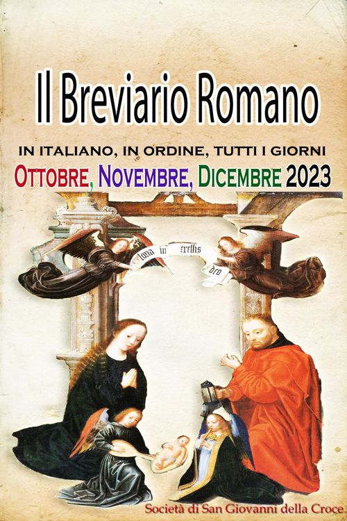 Produktbild: Il Breviario Romano in italiano, in ordine, tutti i giorni per Ottobre, novembre, dicembre 2023