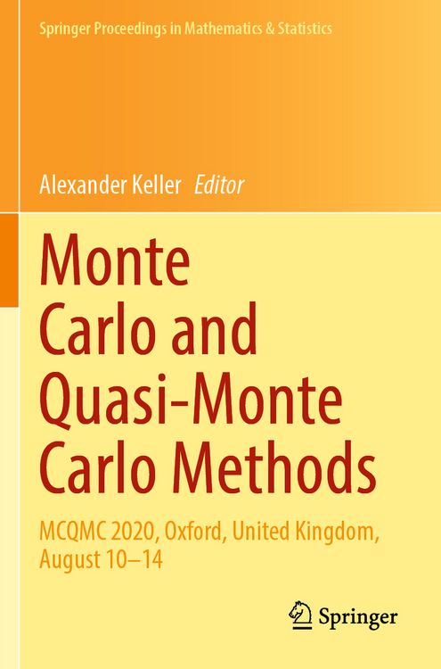 Produktbild: Monte Carlo and Quasi-Monte Carlo Methods