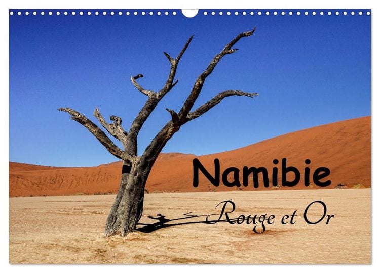Produktbild: Namibie Rouge et Or (Calendrier mural 2027 DIN A3 vertical), CALVENDO calendrier mensuel