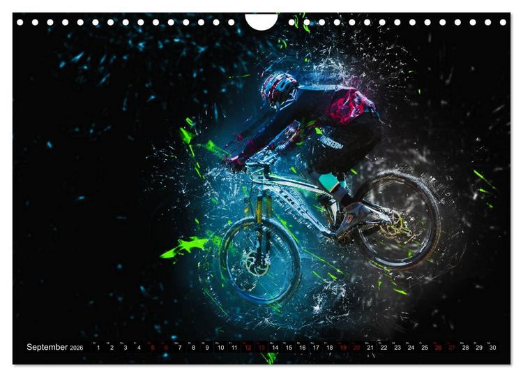 Produktbild: Downhill Explosion (Wandkalender 2026 DIN A4 quer), CALVENDO Monatskalender
