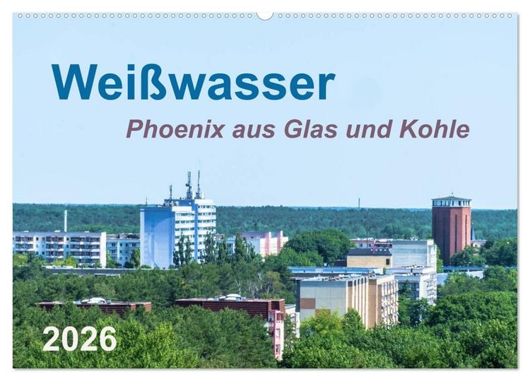 Produktbild: Wei&szlig;wasser - Phoenix aus Glas und Kohle (Wandkalender 2026 DIN A2 quer), CALVENDO Monatskalender