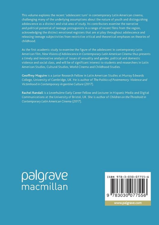 Produktbild: New Visions of Adolescence in Contemporary Latin American Cinema
