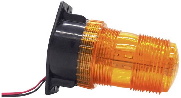 Produktbild: Wetech Warnblinkleuchte WT-3007 12 V/DC, 24 V/DC Schraubmontage Orange