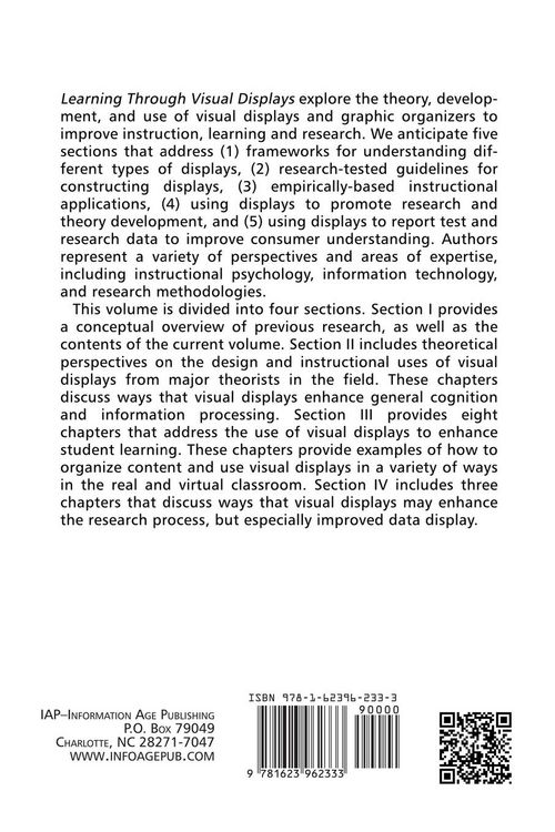 Produktbild: Learning Through Visual Displays