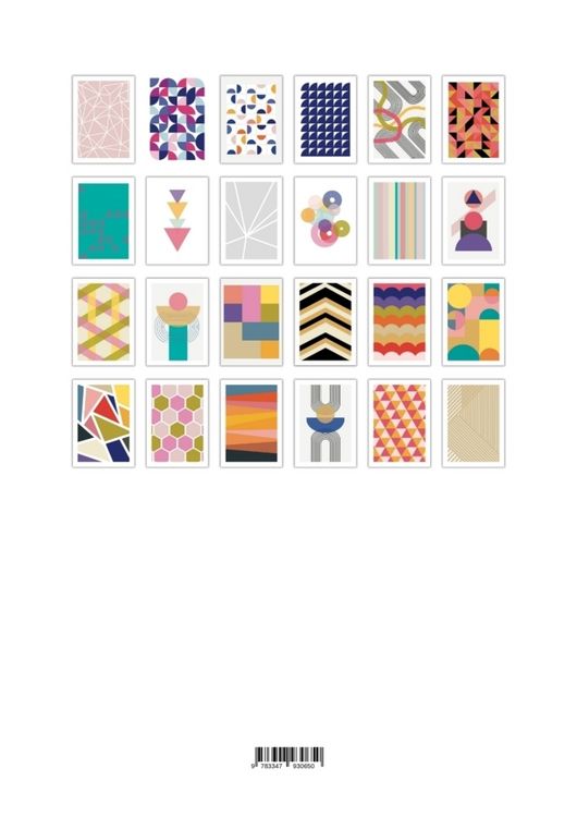 Produktbild: Geometric Wall Art - 24 Geometric Art Prints | Cut it, frame it & enjoy!