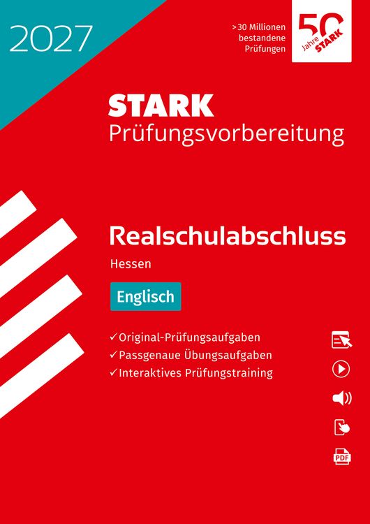 Produktbild: STARK Englisch - Realschulabschluss 2027 Hessen - Pr&uuml;fungsvorbereitung