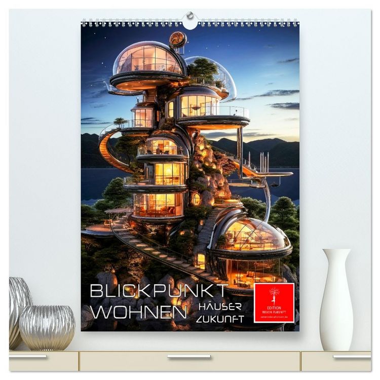 Produktbild: Blickpunkt Wohnen H&auml;user Zukunft (hochwertiger Premium Wandkalender 2026 DIN A2 hoch), Kunstdruck in Hochglanz