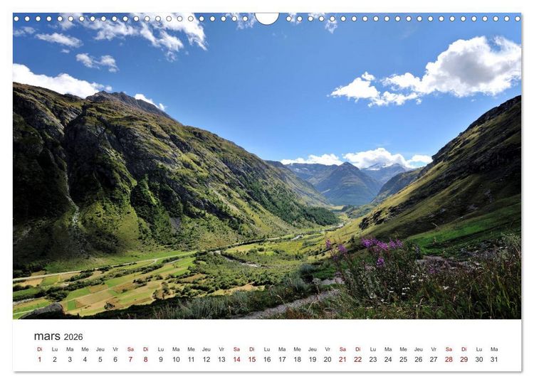 Produktbild: Routes des Grandes Alpes, Un voyage par les Alpes fran&ccedil;aises (Calendrier mural 2026 DIN A3 vertical), CALVENDO calendrier mensuel