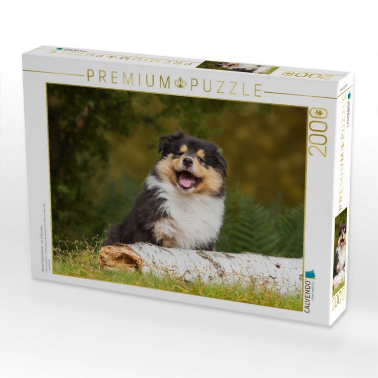 Produktbild: CALVENDO Puzzle Kleiner Weltentdecker - ein Colliewelpe | 2000 Teile Lege-Gr&ouml;&szlig;e 90x67cm Foto-Puzzle f&uuml;r gl&uuml;ckliche Stunden