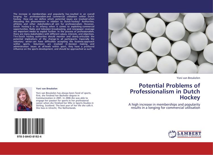 Produktbild: Potential Problems of Professionalism in Dutch Hockey