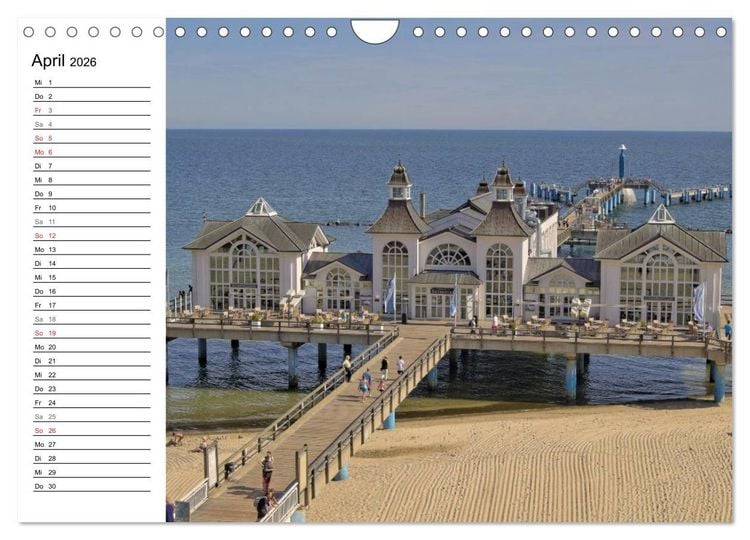Produktbild: Treffpunkt Ostsee (Wandkalender 2026 DIN A4 quer), CALVENDO Monatskalender