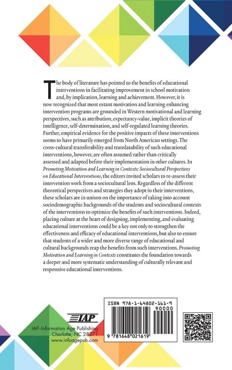 Produktbild: Promoting Motivation and Learning in Contexts