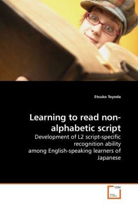 Produktbild: Toyoda, E: Learning to read non-alphabetic script