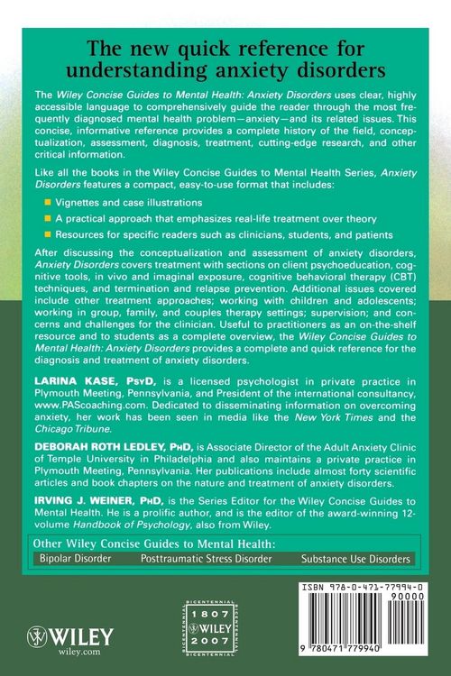 Produktbild: Concise Anxiety Disorders