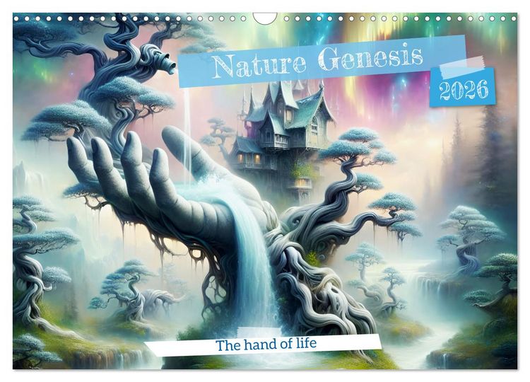 Produktbild: Nature Genesis - The hand of life (Wall Calendar 2026 DIN A3 landscape), CALVENDO 12 Month Wall Calendar