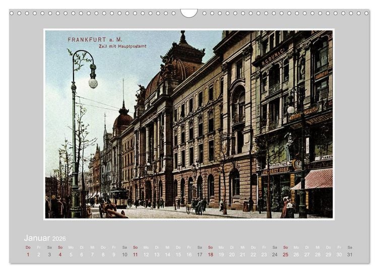 Produktbild: Es war einmal... in Frankfurt (Main) (Wandkalender 2026 DIN A3 quer), CALVENDO Monatskalender